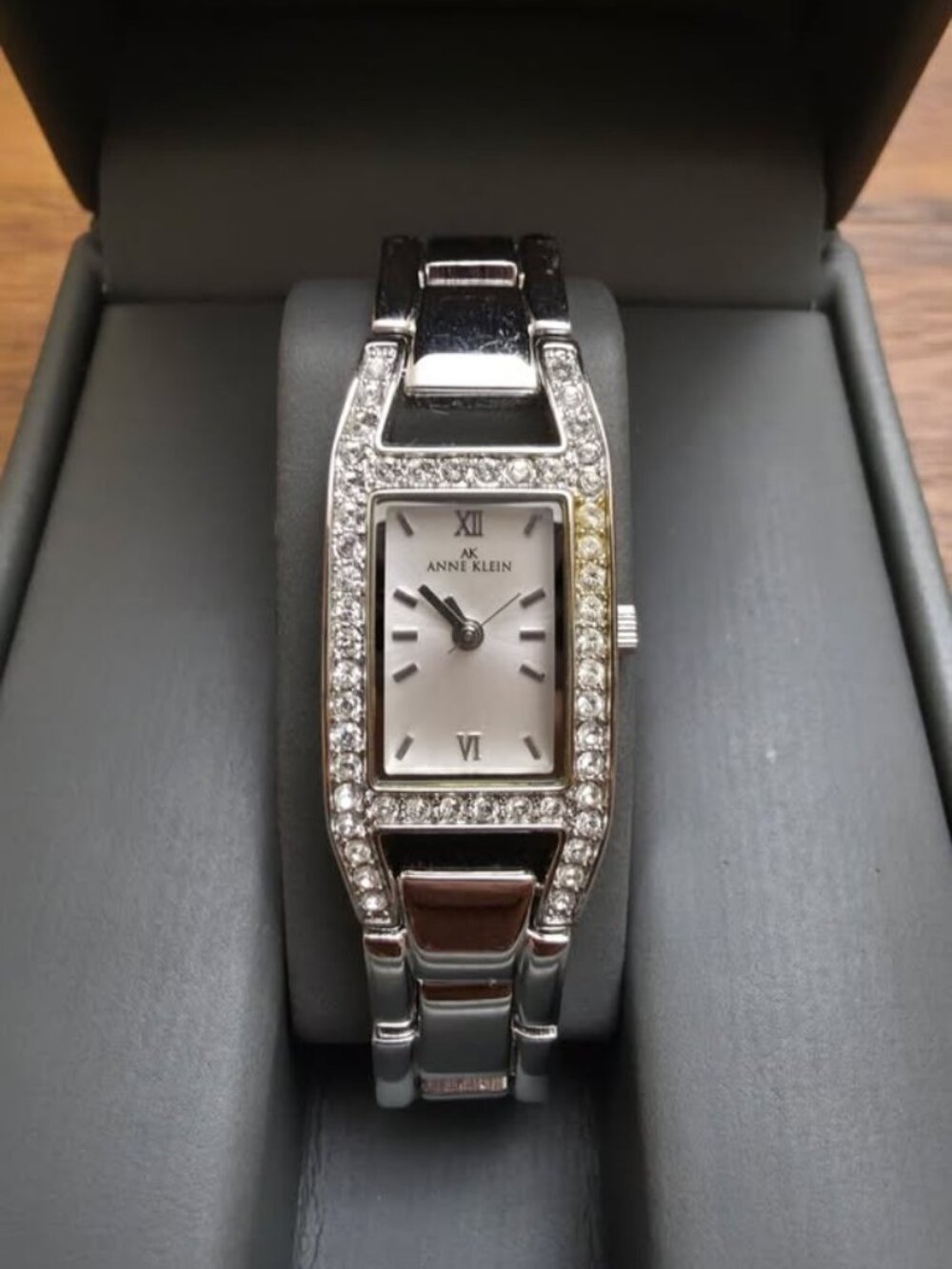Anne Klein Womens Crystal Watch